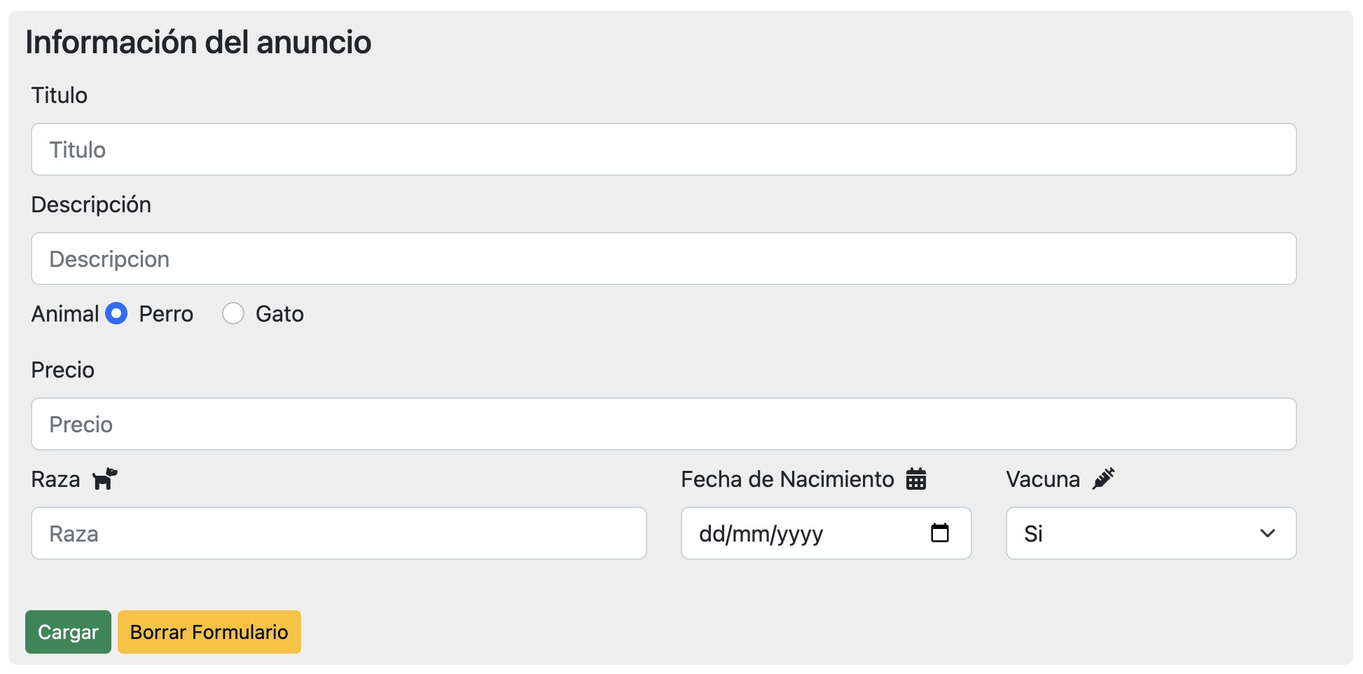 Formulario