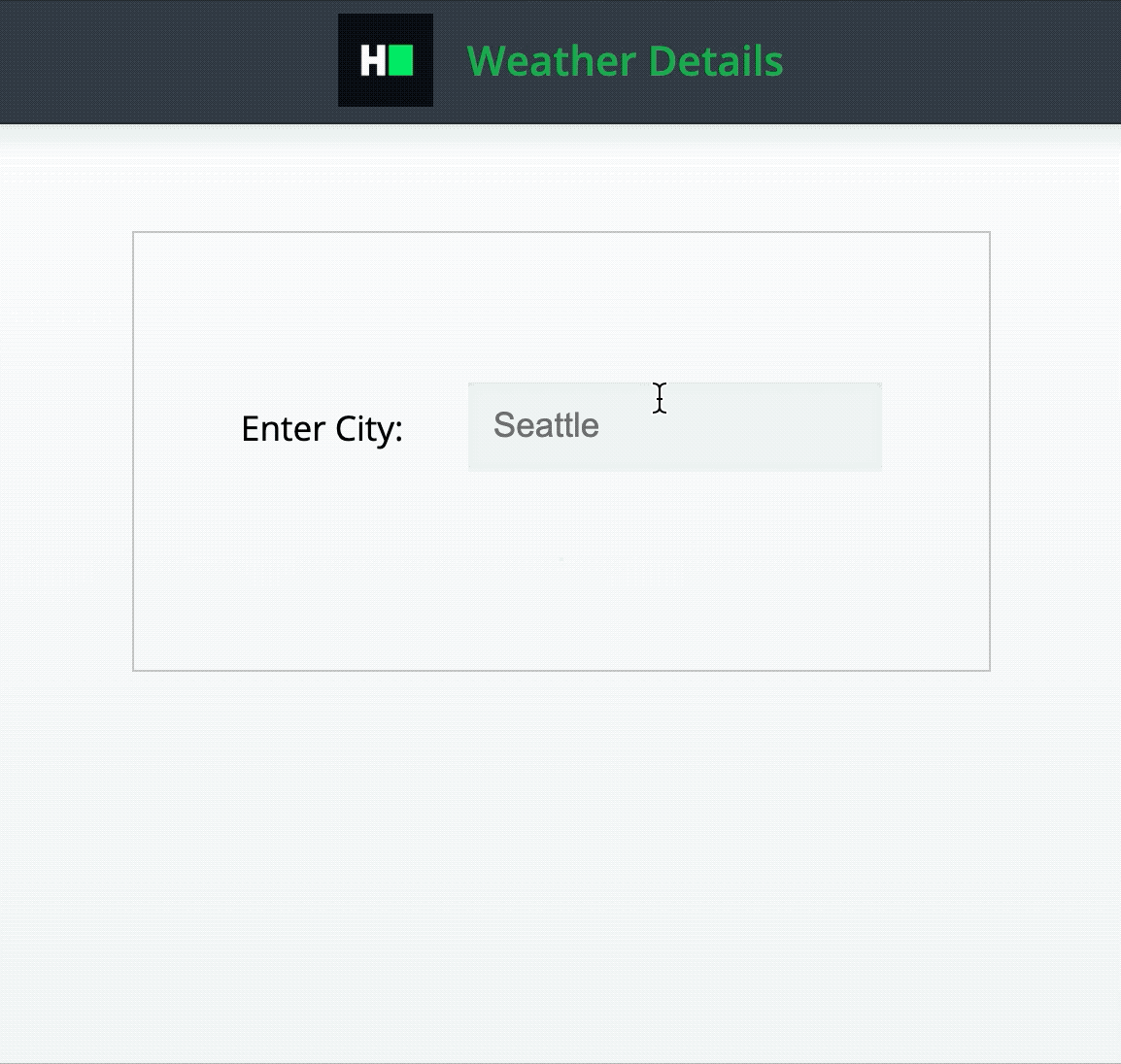 Weather Component