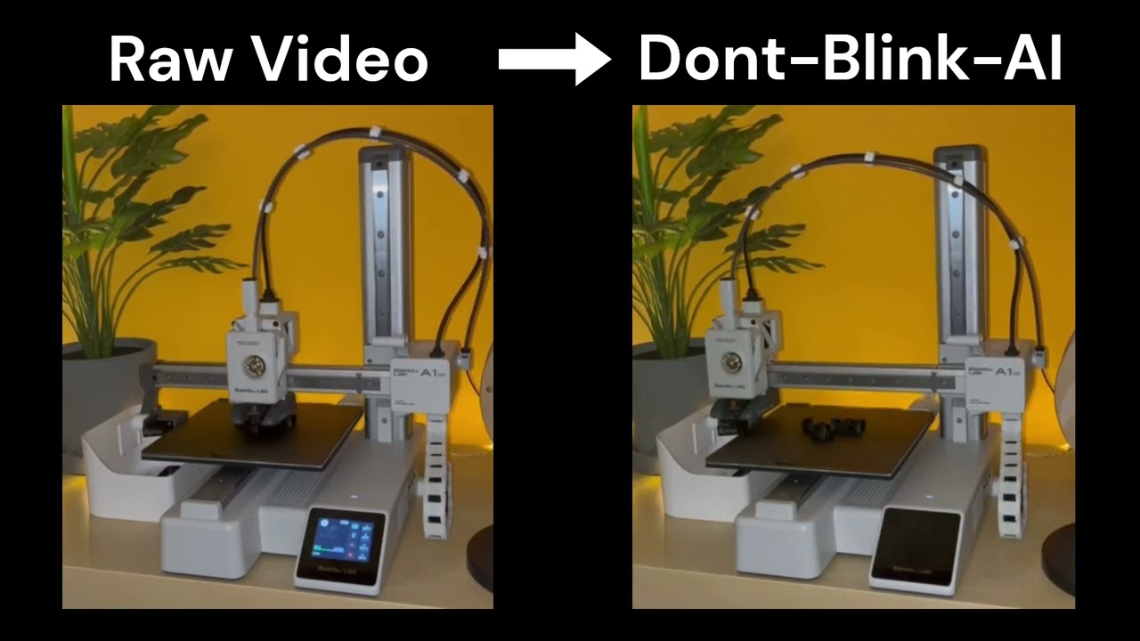 GitHub - smoothyy3/Dont-Blink: AI Timelapse for 3D Printing · GitHub