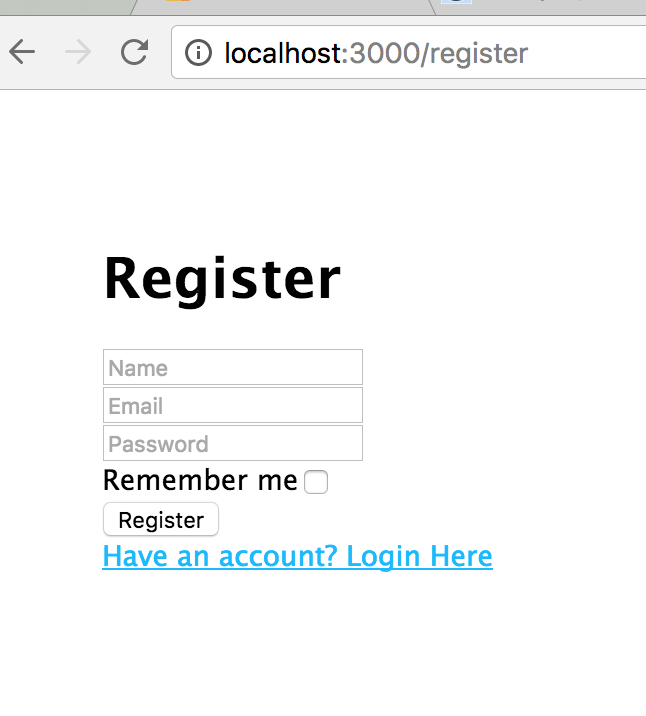 Register Page