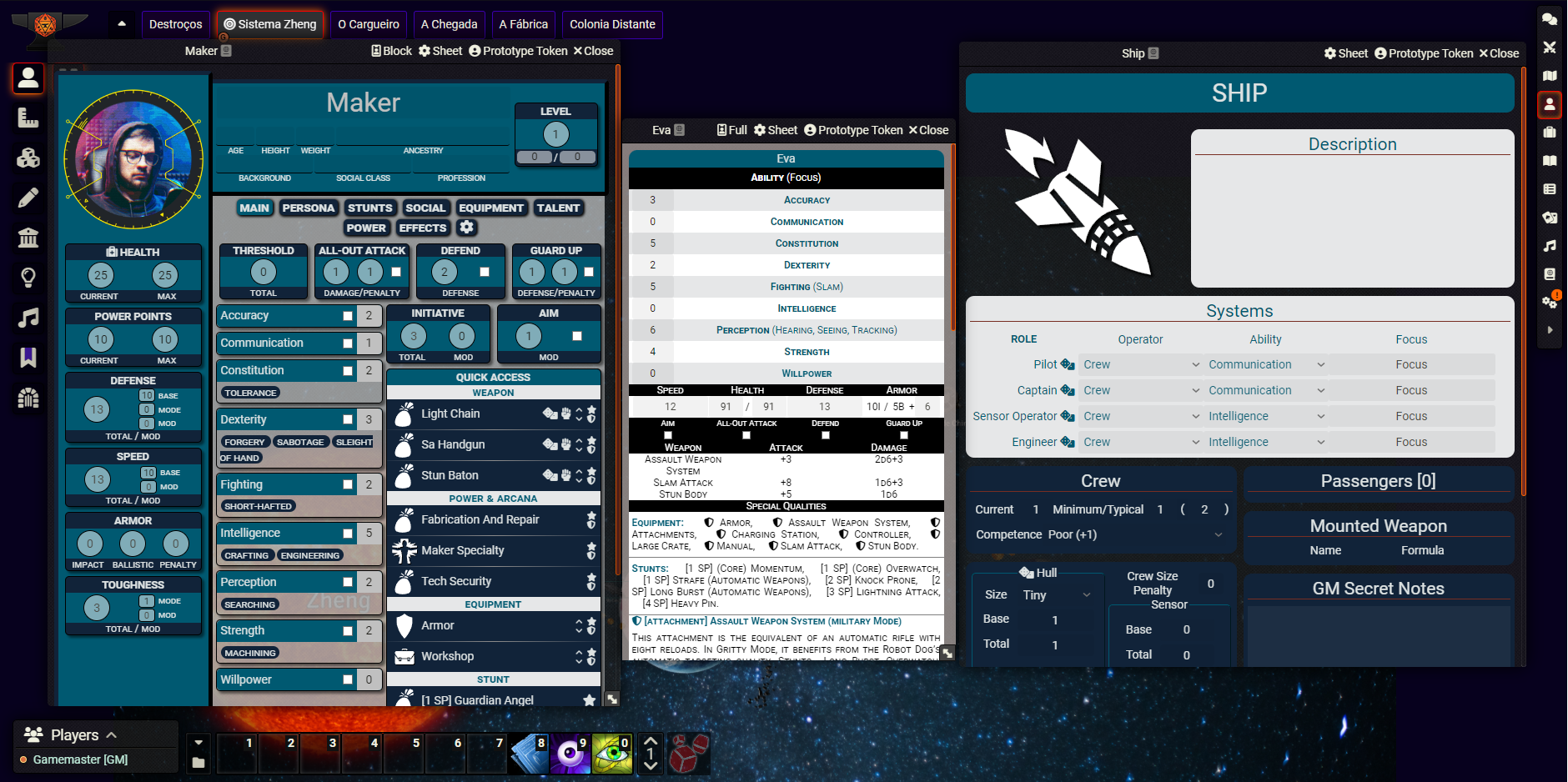 AGE System sheets preview