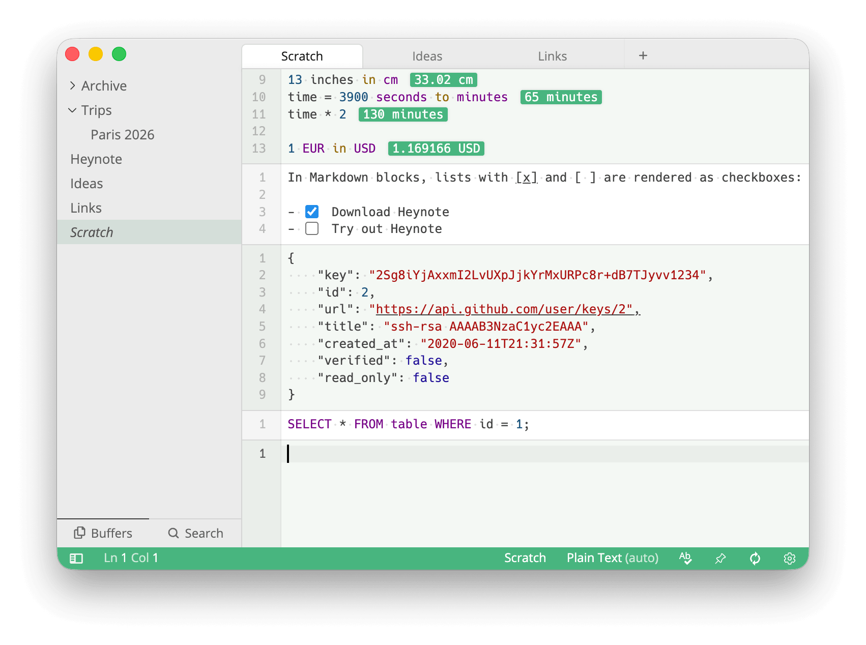 New sidebar buffer tree feature