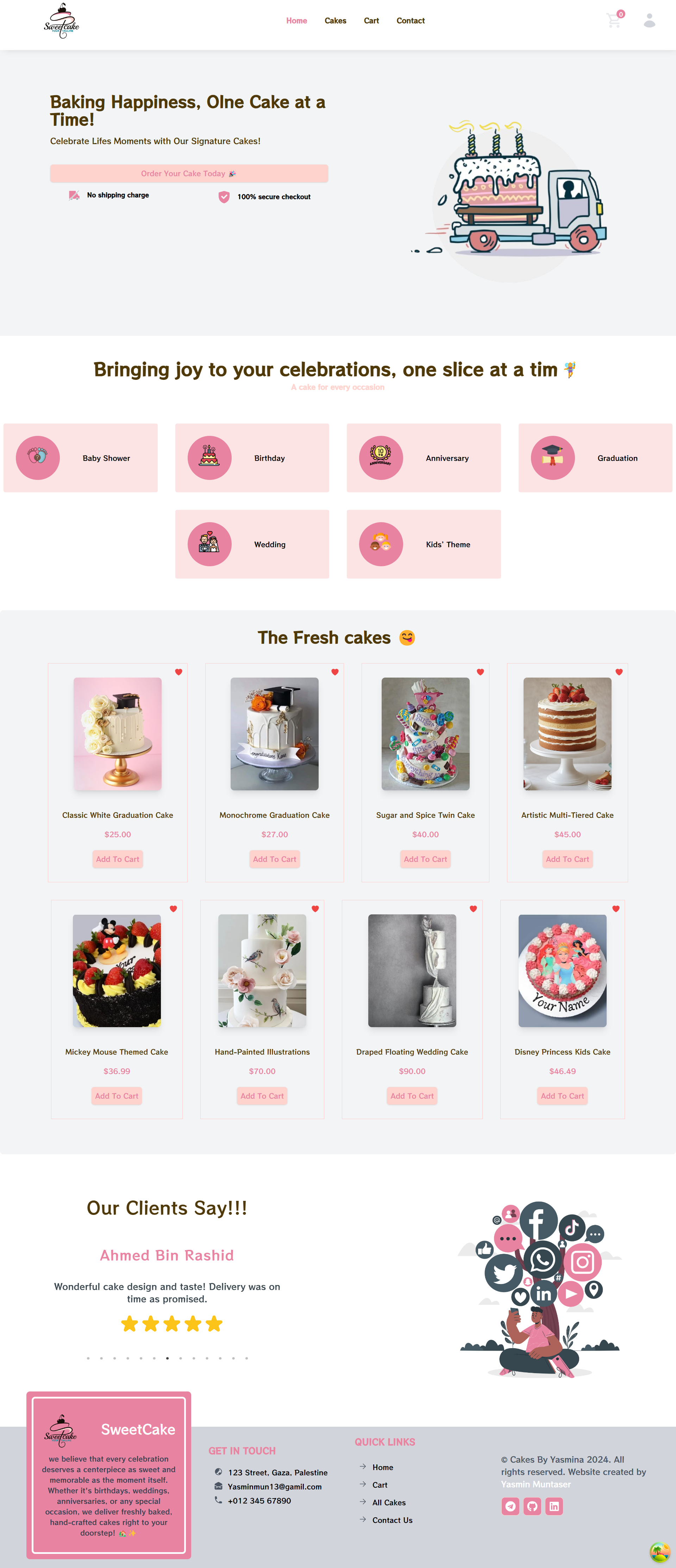 GitHub - YasminMuntaserN/cake-delivery: 🎂 Cake Delivery System | A full ...