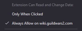 allow permissions