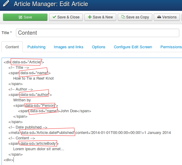 plg_system_structureddata content editor usage