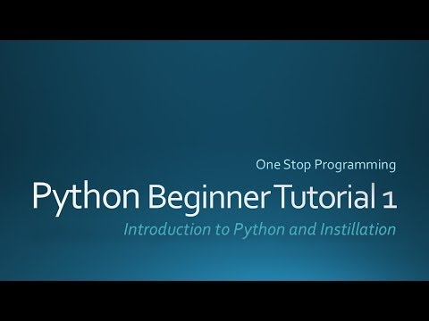 Python Beginner Tutorial 1 (For Absolute Beginners)