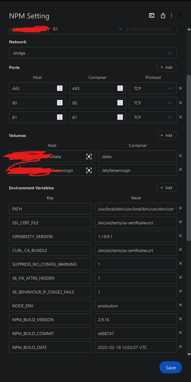 Nginx Proxy Manager casaOS