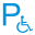 The "disabled parking" icon in question