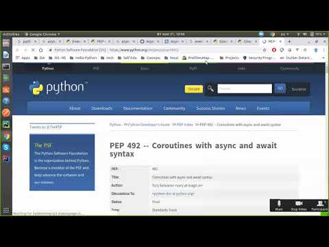 Hello Python Session