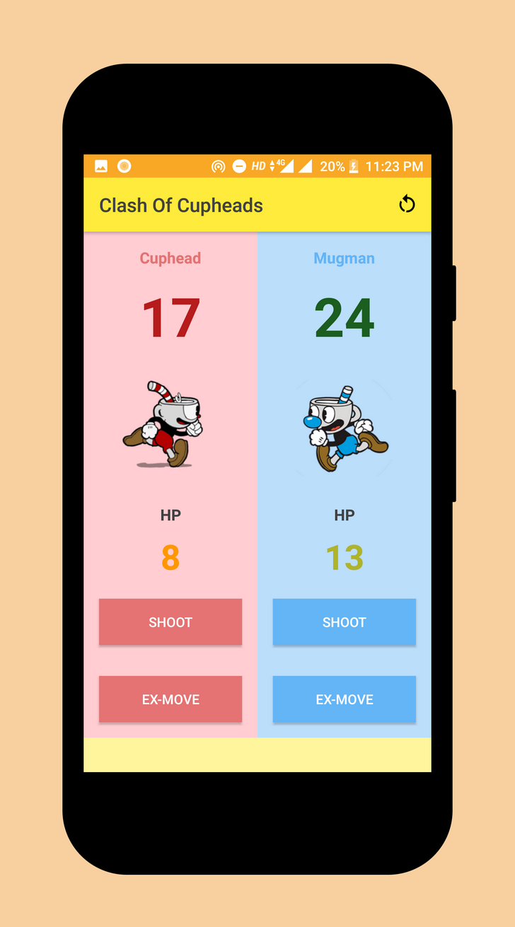 Clash Of Cupheads - Score Keeper app [App Screenshot]