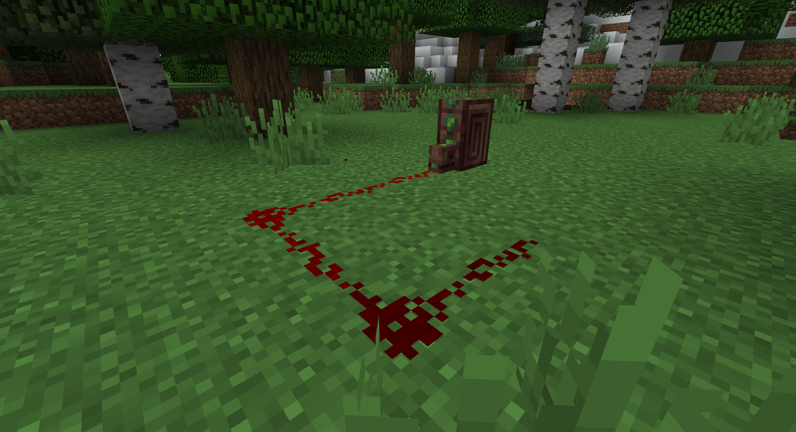 Thermolith outputting a redstone signal