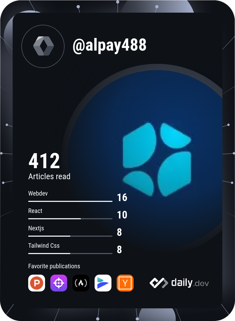 Alpay's Dev Card