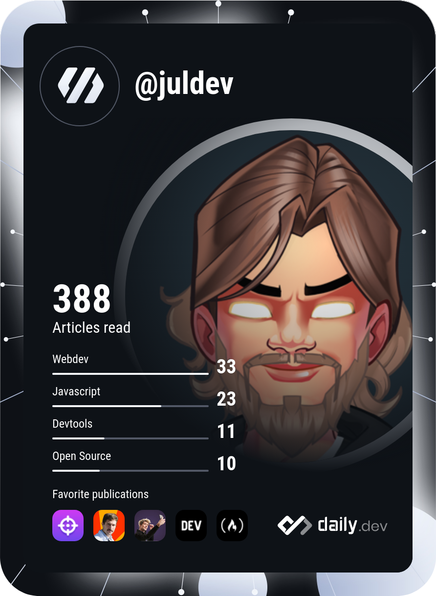 Julian's Dev Card