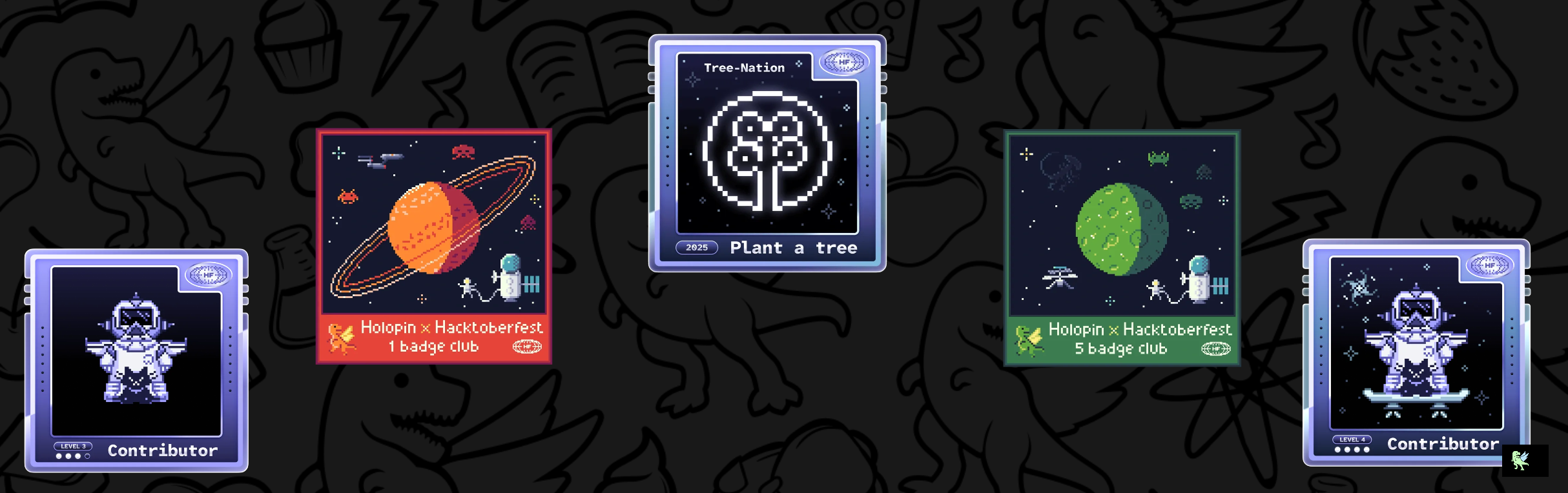 An image of @pratham00007's Holopin badges, which is a link to view their full Holopin profile