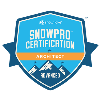 Snowflake 
SnowPro Advanced Architect - Jonathan Barzola