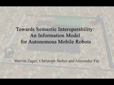 Gazebo Simulation of the Information Model for Autonomous Mobile Robots