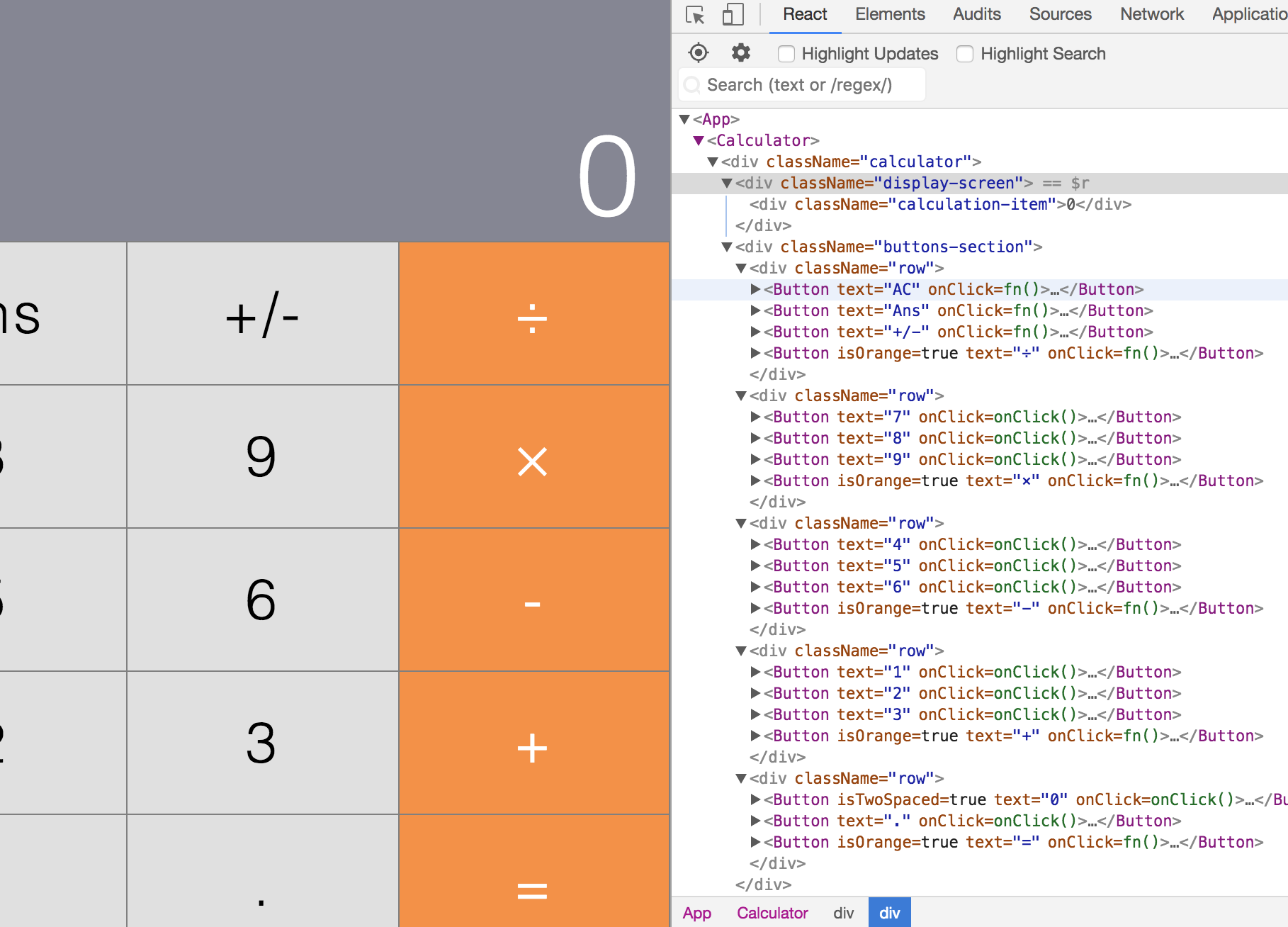 Calculator Dev Tools