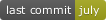GitHub last commit