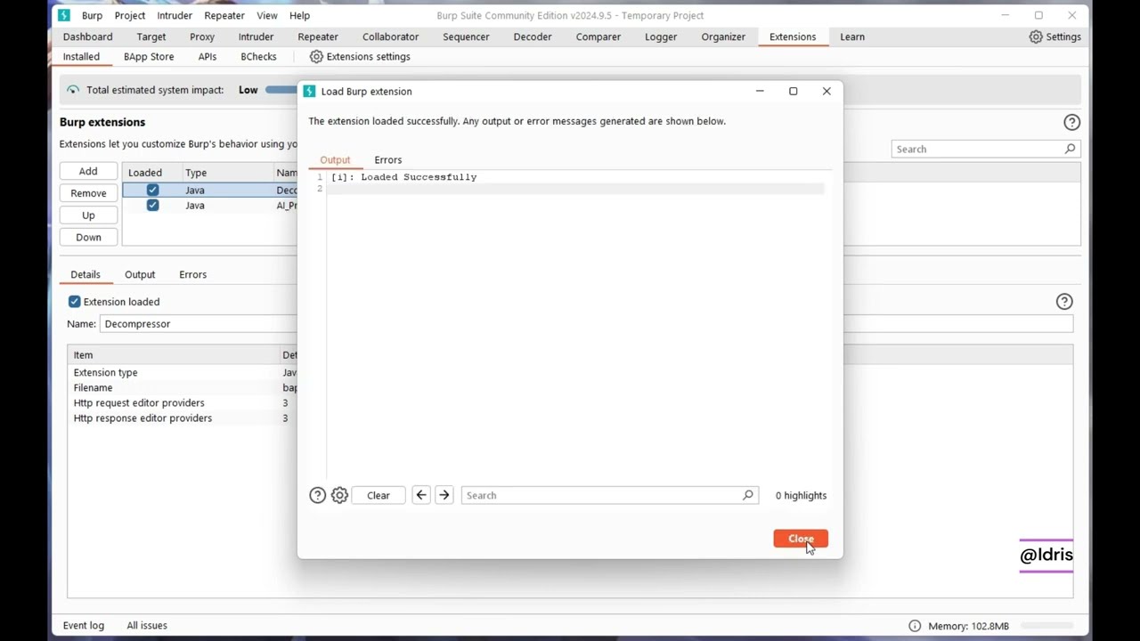 How to add AI Prompt Fuzzer to Burp