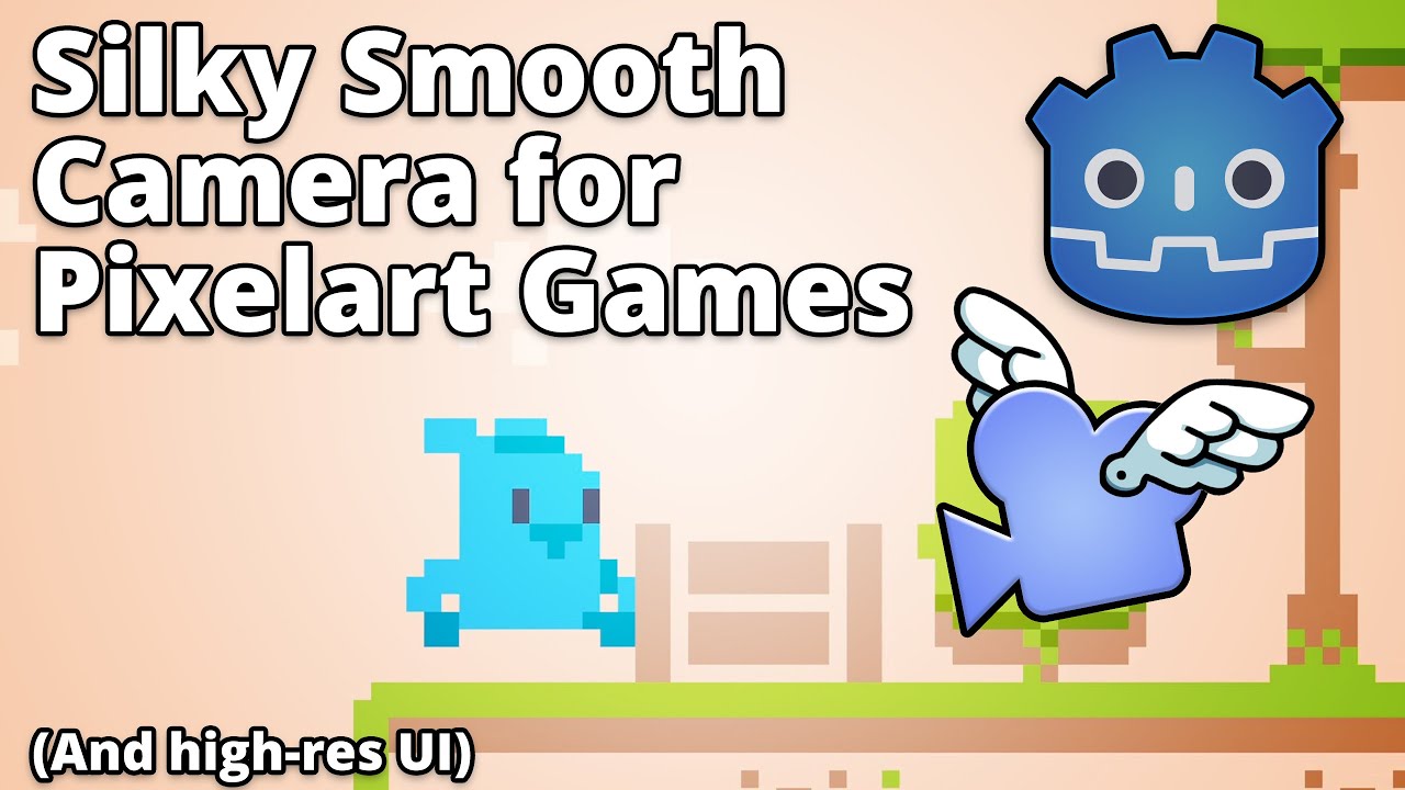 How to make a silky smooth camera for pixelart games in Godot