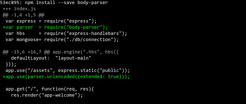 Install body-parser