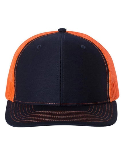 richardson-112-snapback-trucker-cap-navy-orange-1