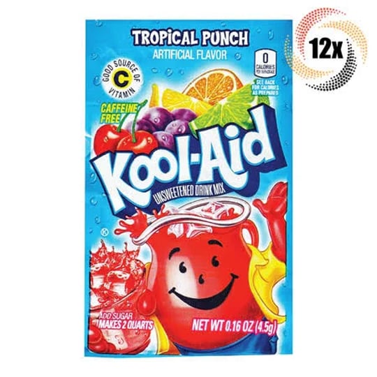 12x-packets-kool-aid-tropical-punch-caffeine-free-soft-drink-mix-fast-shipping-1