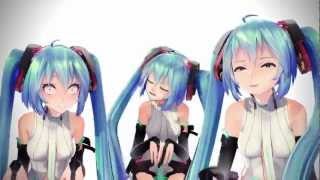  MMD  Hatsune Miku everybody