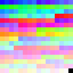 Result image palette