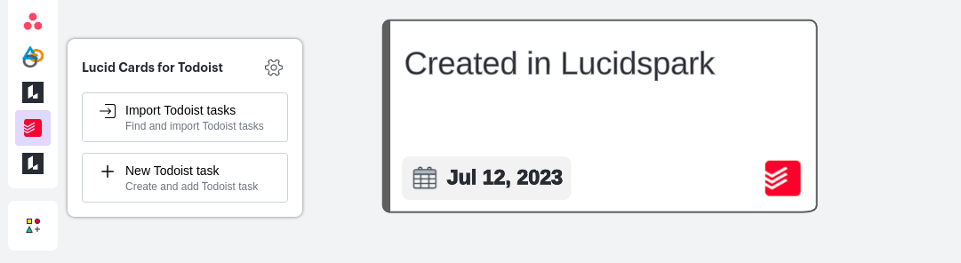Todoist cards integration