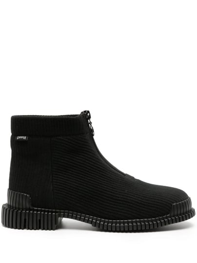 camper-pix-ribbed-texture-ankle-lenght-boots-black-1