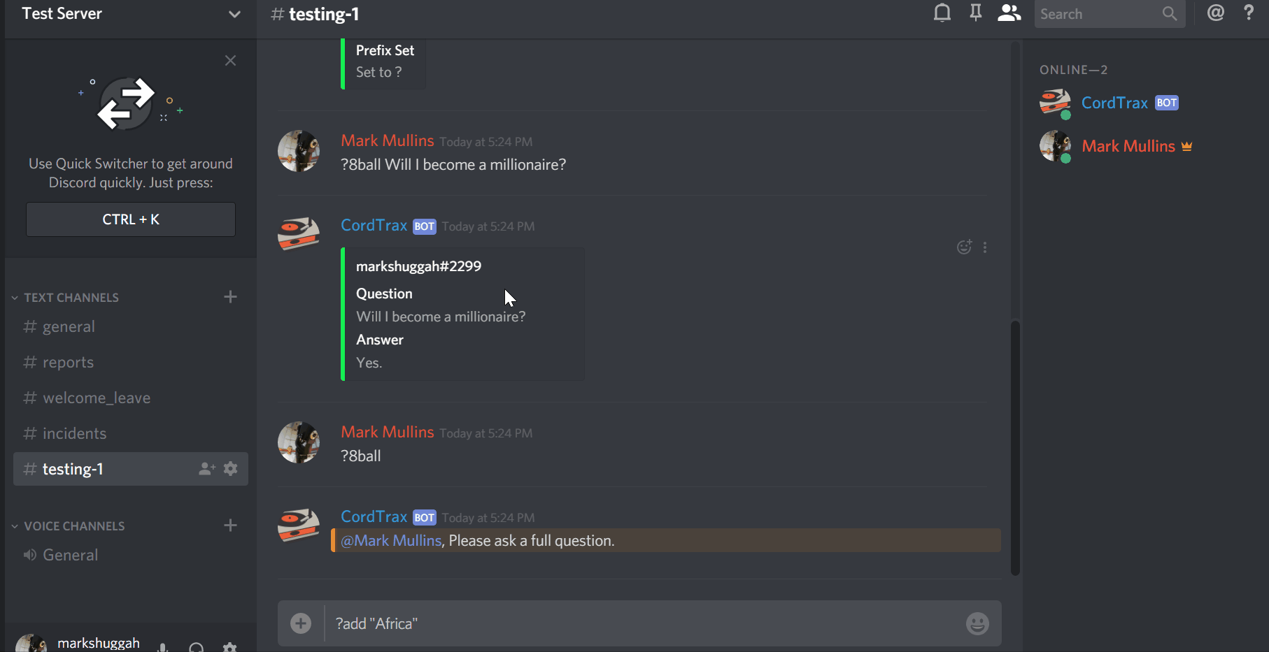 GitHub - markbmullins/CordTrax-Discord-Bot: A music bot for Discord ...
