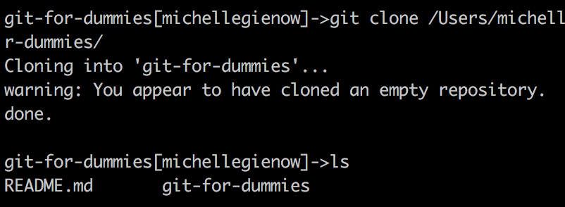 git clone