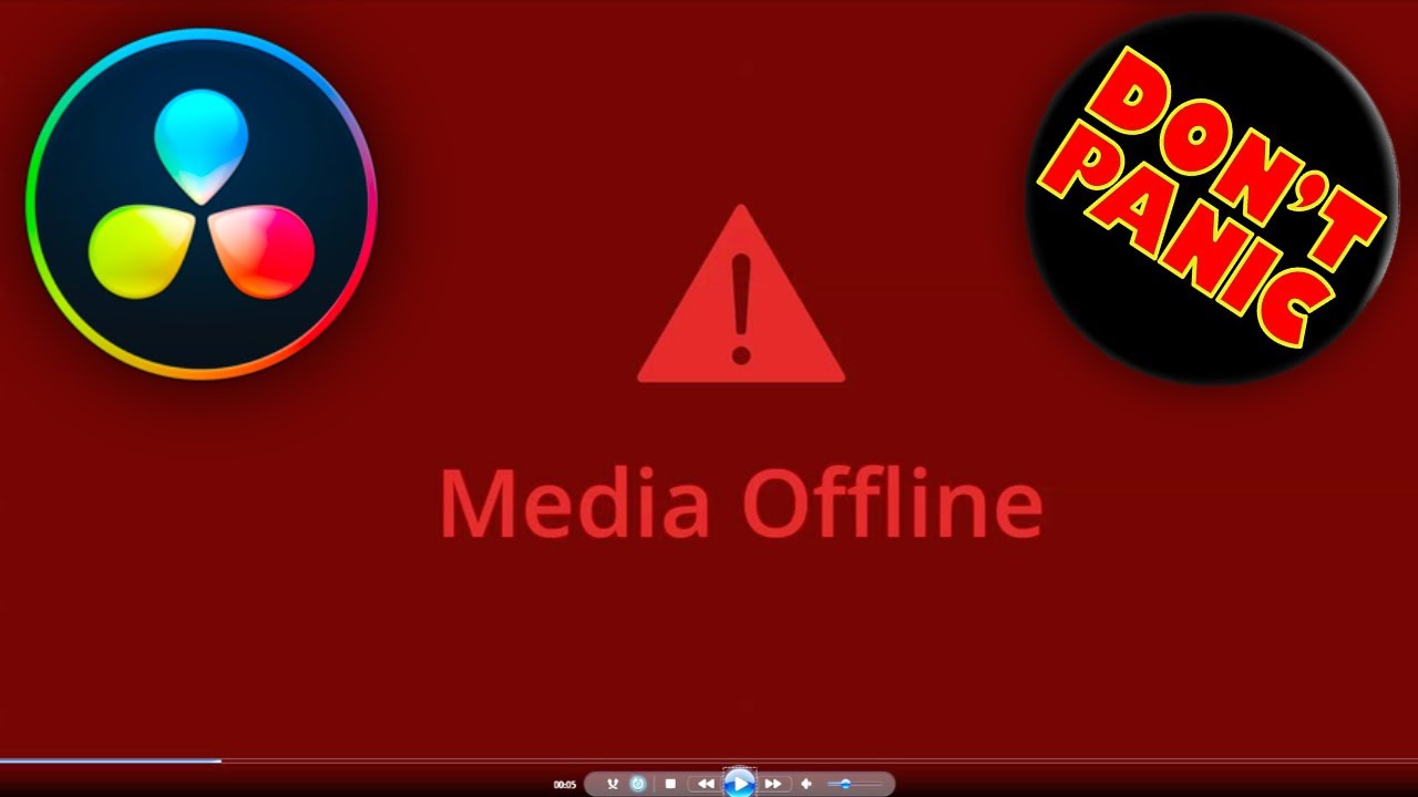 Davinci Resolve Media Offline Error