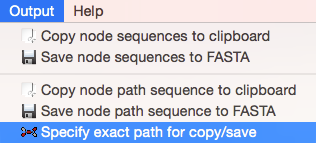 Specify exact path