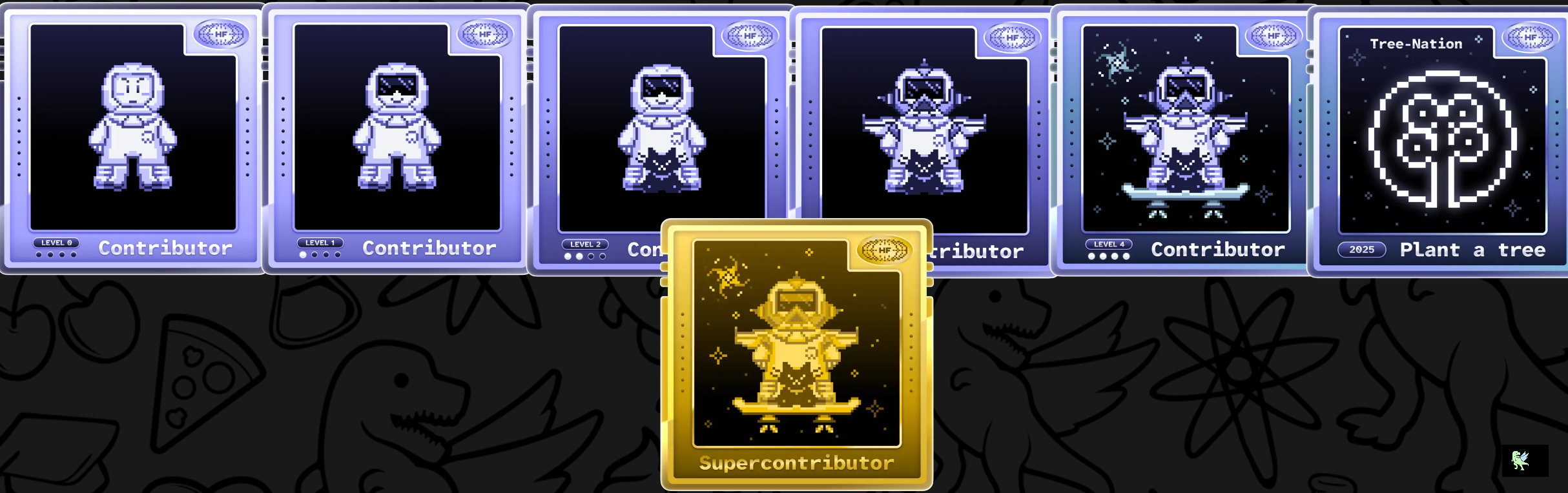 An image of @keshavpec's Holopin badges, which is a link to view their full Holopin profile