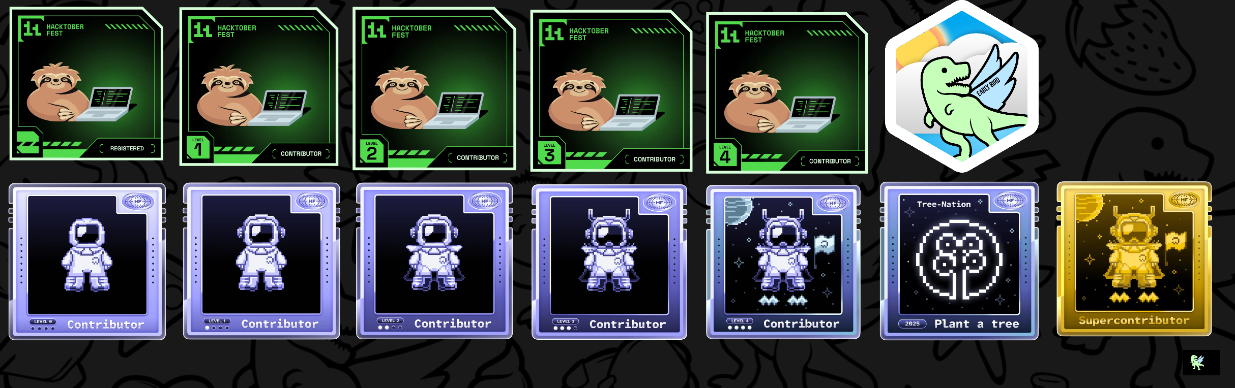 An image of @soumipal56's Holopin badges, which is a link to view their full Holopin profile