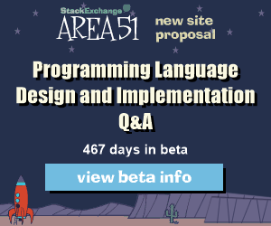 Stack Exchange Q&A site proposal: Programming Language Design