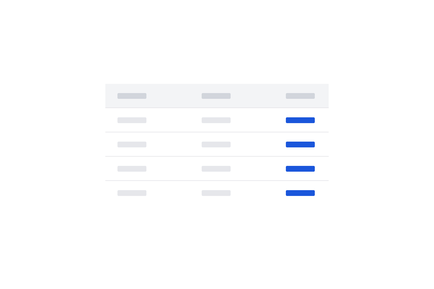 Tailwind CSS Table