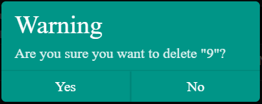 File deletion confirmation