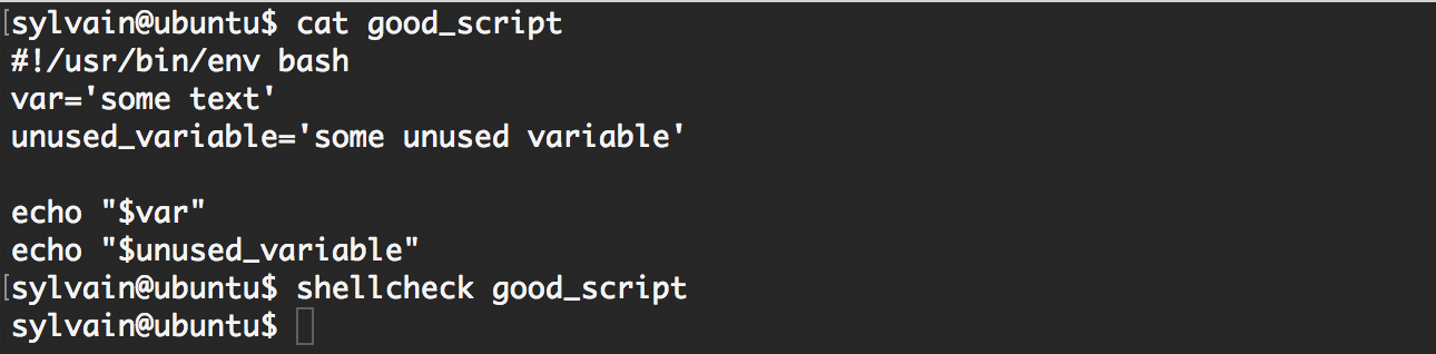 passing-shellcheck