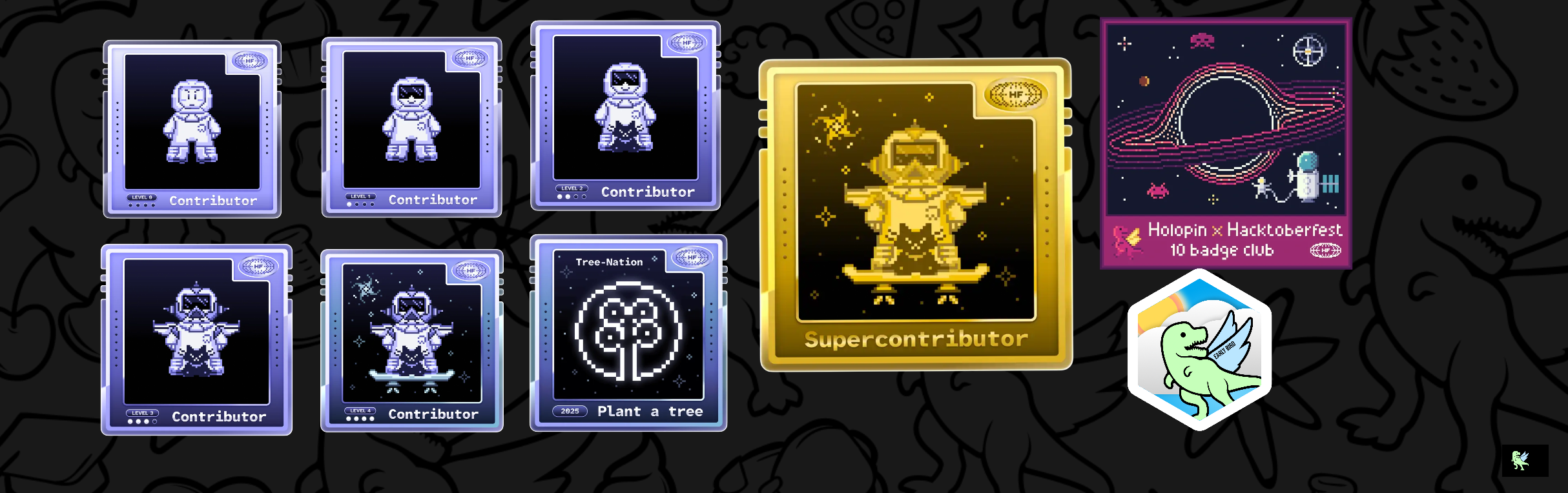 An image of @kavishparaswar's Holopin badges, which is a link to view their full Holopin profile