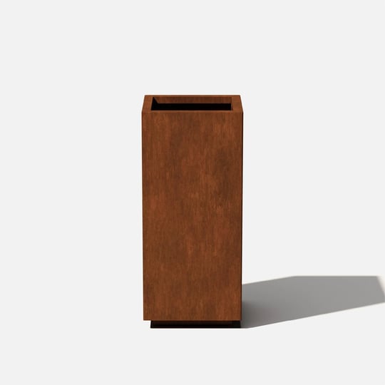 veradek-metallic-series-pedestal-planter-corten-steel-1