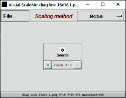 Visual ScaleNx program GUI