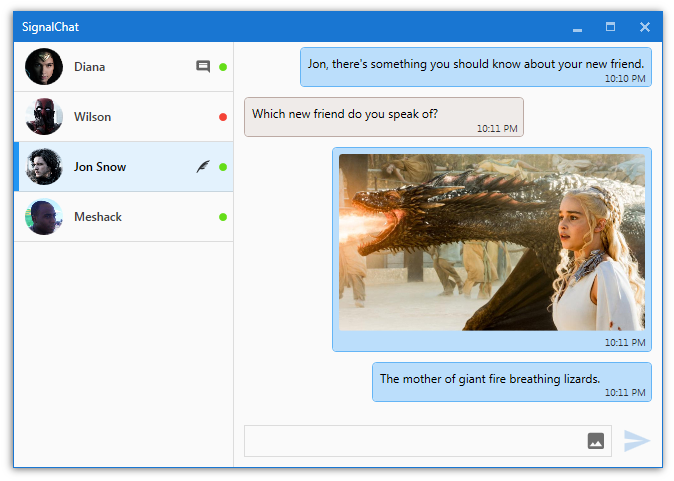 SignalChat screenshot