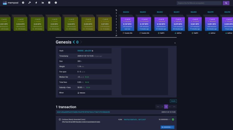 genesis block