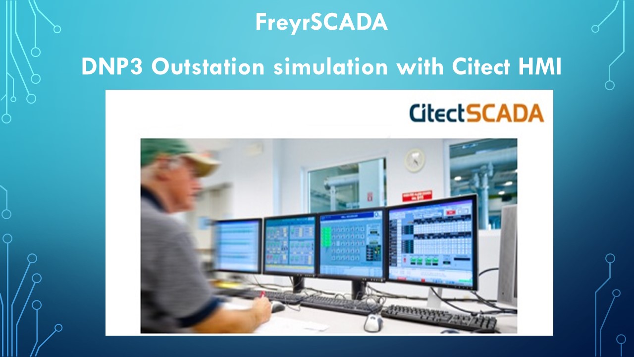 DNP3 Outstation Simulator with Citect HMI SCADA