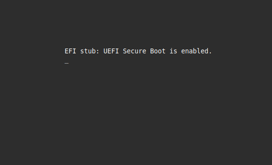 UEFI boot