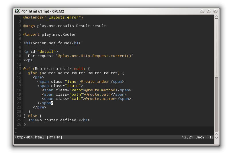 rythm.vim screenshot