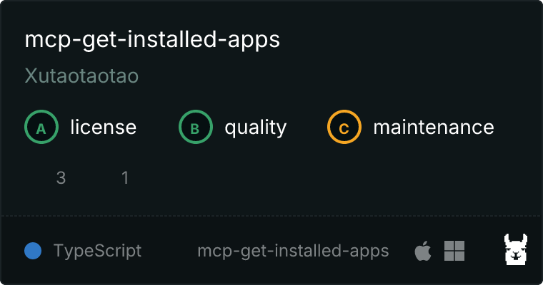 mcp-get-installed-apps MCP server